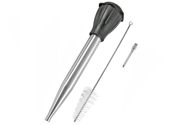WESTMARK Bratensaftspritze Edelstahl 28cm 3teilig