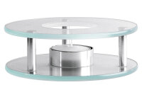 Stövchen Glas/Metall für Teelicht (nicht...