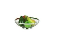 APS Brot-/Obstkorb oval Edelstahl 28x21x9,5cm