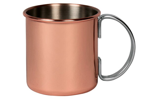 APS Becher Moscow Mule zylindrisch Edelstahl/Kupferlook 450ml