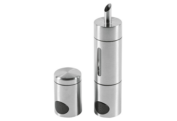 ZELLER PRESENT Süßstoff-Spender Edelstahl 7,5cm Ø4,7cm silber