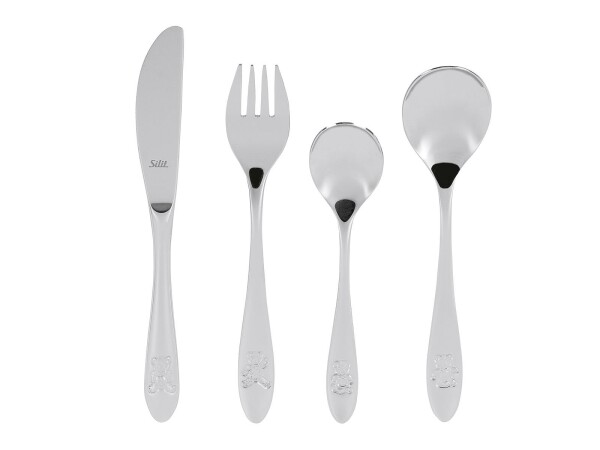 SILIT Kinderbesteck Pezzy Set 4teilig