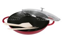 STAUB Wok 37cm rot