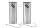 BENTA Röhrenverdunster 300 ml 20x7,5x3,5cm Edelstahl 2er Satz