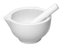Mörser Keramik Ø15cm weiß