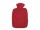 HUGO FROSCH Wärmflasche Klassik Fleecebezug 1,8 l rot