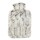 HUGO FROSCH Wärmflasche Klassik Hochflor-Flauschbezug 1,8 l braun/silber melange
