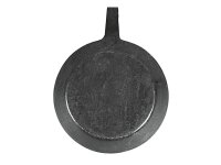 TURK Bratpfanne freiform-warmgeschmiedet mit flachem Hakenstiel Ø24cm schwarz