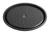 STAUB Cocotte oval 37cm schwarz
