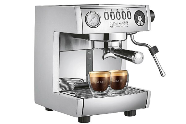 GRAEF ES850 Espressomaschine Siebträger 1470 W Edelstahl/Alu