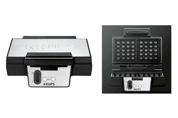 KRUPS Waffeleisen FDK 251 850W Edelstahl/schwarz