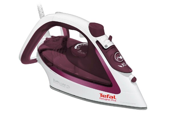 TEFAL Dampfbügeleisen FV5714 EasyGlis 2400W bordeaux/weiß