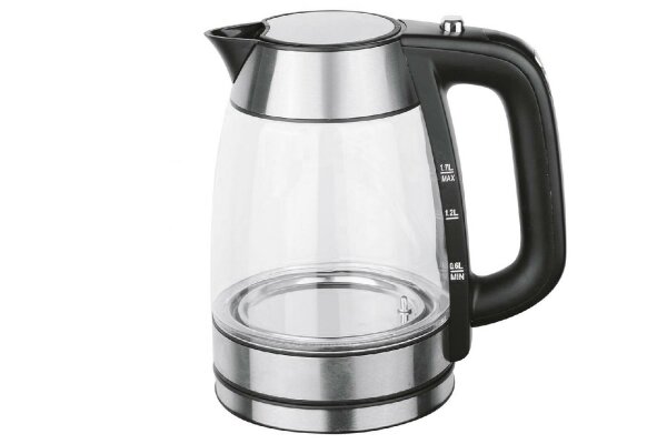 EFBE-SCHOTT Wasserkocher TKG JK 1040 Edelstahl Glas L silbermetallic