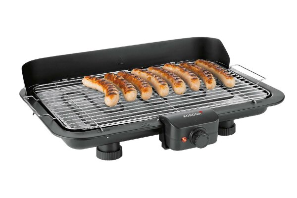 KORONA Barbecue-Tischgrill 46117 XXL Grillfläche 51x30cm schwarz