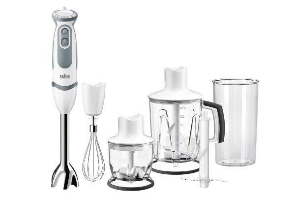 BRAUN Stabmixer MQ 5245 WH MultiQuick 5 Vario weiß/grau