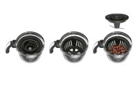 Hâws Kaffeemaschine ToGo 450ml mit Mahlwerk, Edelstahl-Thermobecher mit Trinkdeckel