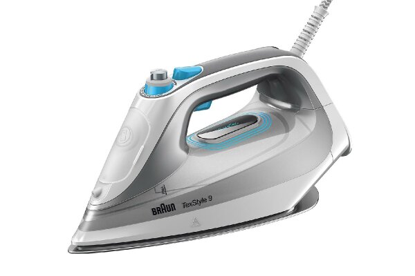 BRAUN SI 9270 WH Dampfbügeleisen TexStyle 9 weiß/grau