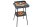 BOMANN Barbecuegrill BQS 2244 CB mit Standfuss, Grillfläche: 36 x 25 cm 2000 W schwarz