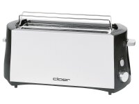 CLOER Toaster 3710 4Scheiben 1285Watt chrom/schwarz