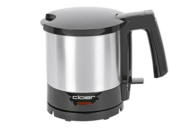 CLOER Wasserkocher 4720 1l 1800Watt schwarz/Edelstahl