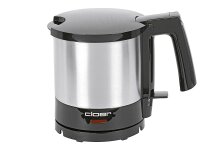 CLOER Wasserkocher 4720 1l 1800Watt schwarz/Edelstahl