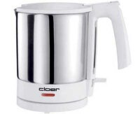 CLOER Wasserkocher 4711 1,5l 1800Watt weiß/Edelstahl