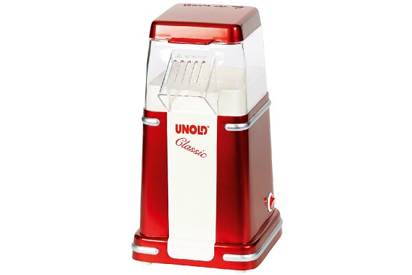 UNOLD Popkornmaker 48525 900 Watt rot-metallic/silber 