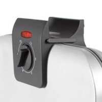 UNOLD Waffelautomat 48241 für 2 Waffeln in Herzform, 1200 W silber