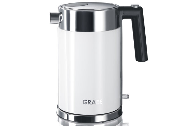 GRAEF Wasserkocher WK61EU 1,5 l 2000 W Edelstahl/weiß