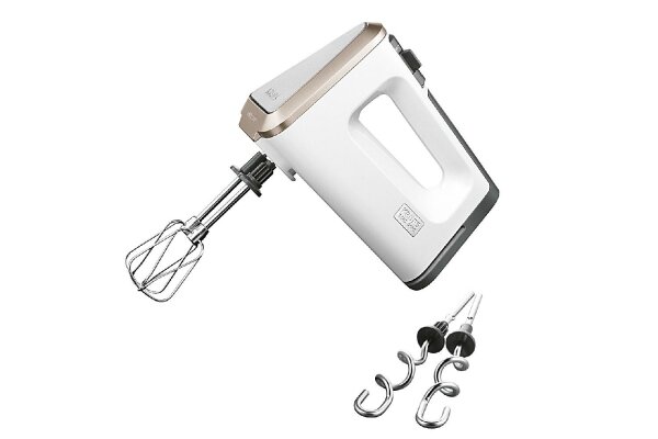 KRUPS Handmixer GN 9001 500 W weiß/grau/Edelstahl gebürstet 