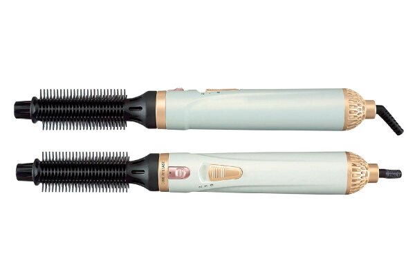 ROWENTA Warmluftbürste Curl Release Brush CF 3910 weiß/gold