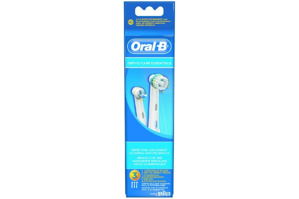 ORAL-B Aufsteckzahnbürste 1 Interspace und 2 Ortho-Aufsteckbürsten