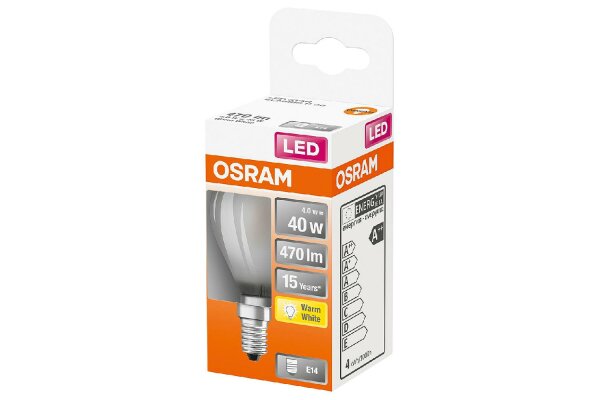 OSRAM LED P 5W E14 matt 470LM