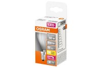 OSRAM LED Tropfenlampe 6,5W E14 806lm 2700