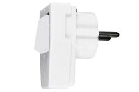 BLASS ELEKTRO Stecker schaltbar wei&szlig;