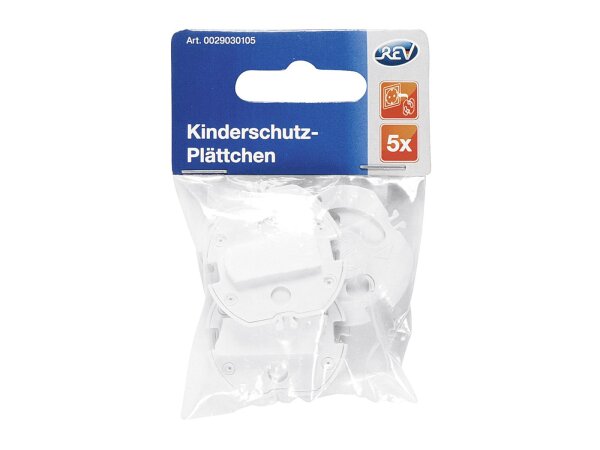 REV RITTER Steckdosen Kinderschutz 5Stück weiß