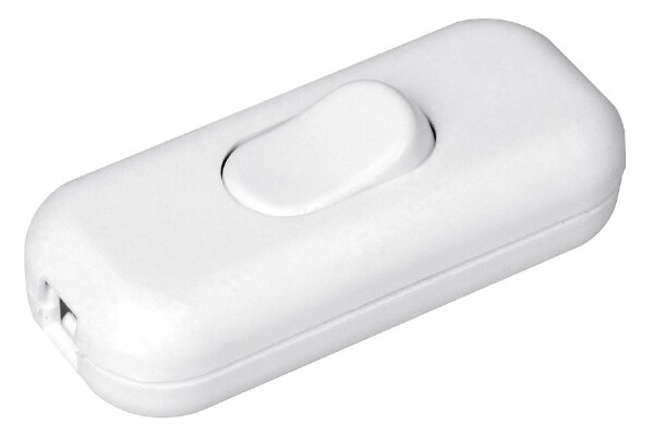 KOPP Schnurschalter 1-polig mit Wippe 250Volt weiß