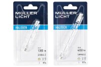 M&Uuml;LLER LICHT Halogenstab R7s 1800lm dimmbar 100 Watt...