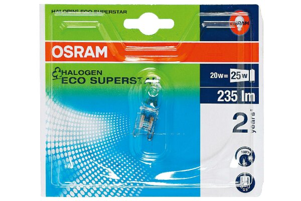 OSRAM Halopin G9 235lm dimmbar 20 Watt