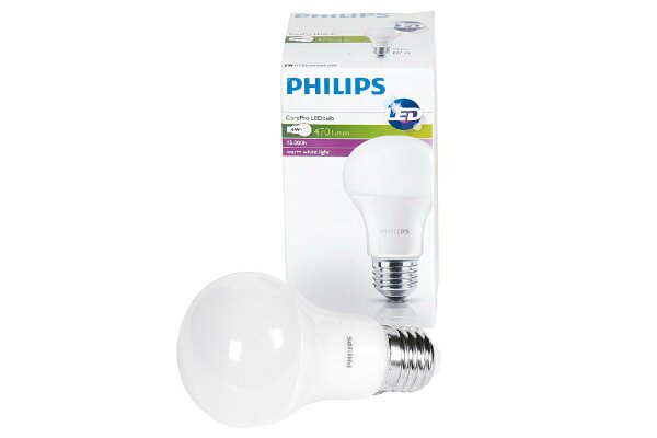 PHILIPS LED-Glühlampe (AGL), E27 6 Watt 2700 k