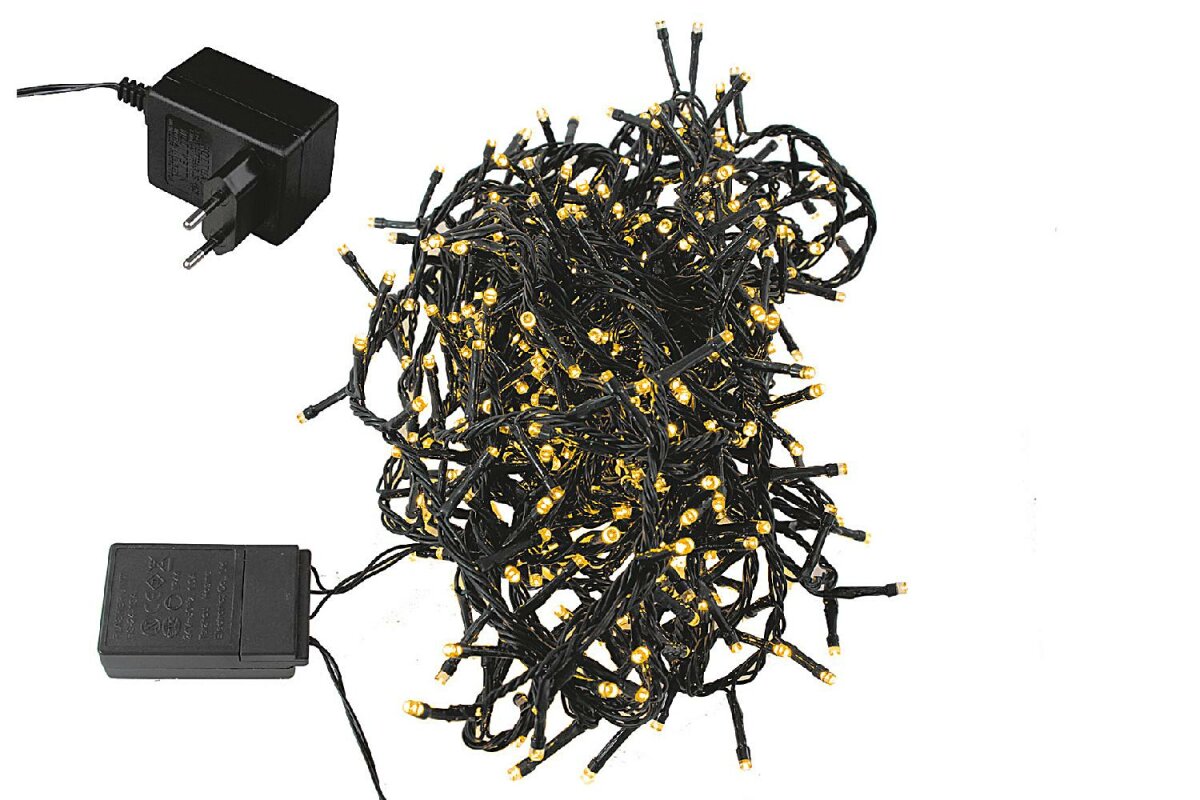 LED-Lichterkette 500 LEDs warm 10m - zumoo