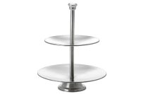 Etagere Edelstahl 2Ebenen 26cm