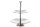 Etagere Edelstahl 2Ebenen 26cm