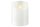 STAR TRADING LED-Kerze Twinkel Wachs 7,5x7,5x10cm weiß