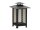 MOLL Grablaterne Metall lackiert mit Parolglas bronzefarben 14x14x23cm schwarz