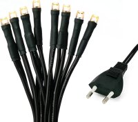 LED Mini-Lichterkette 10er gn