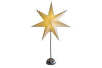 STAR TRADING LED-Standstern Cellcandle Metall/Papier...