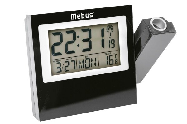 MEBUS Projektions-Funkwecker digital