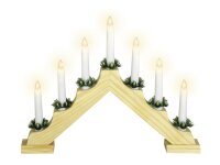 Stimmungsleuchter 7 flammig natur