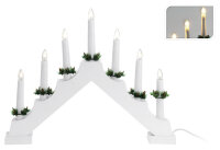 Stimmungsleuchter 7 flammig weiß